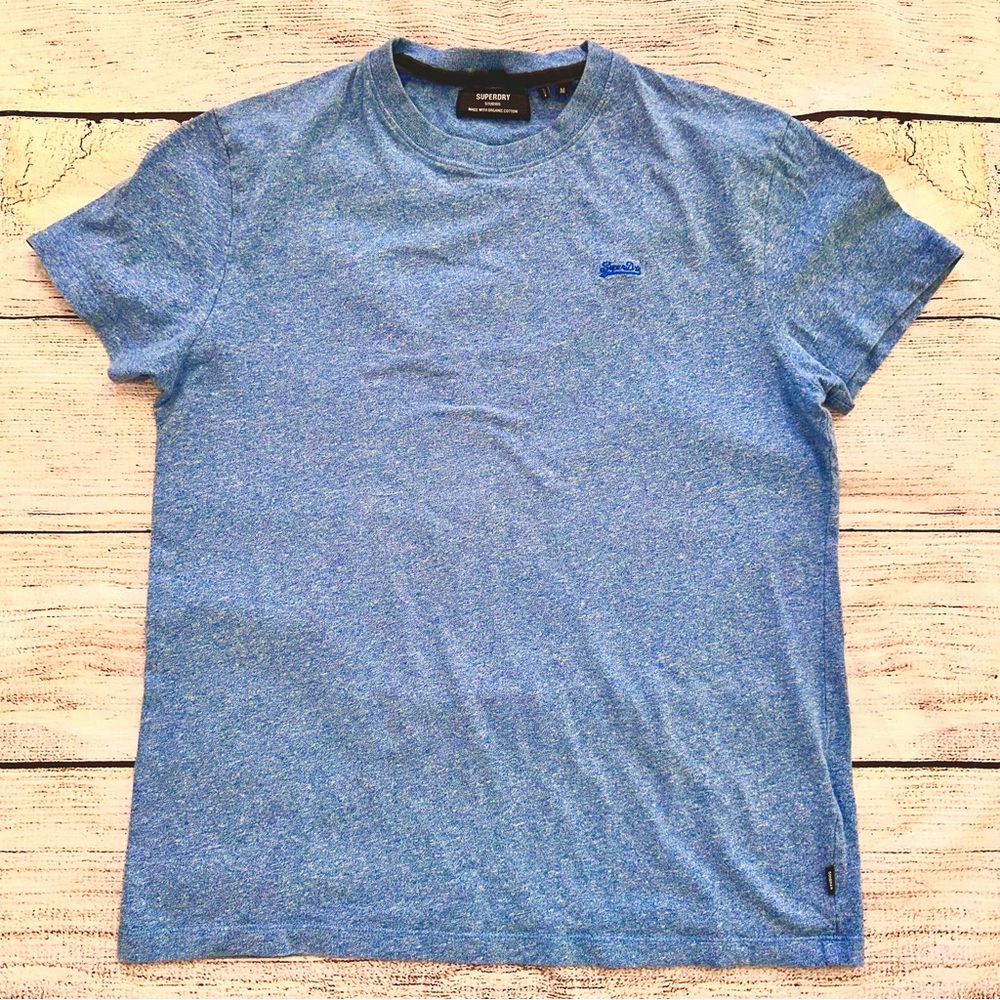 SuperDry Blue Heathered T-shirt Men’s Size M